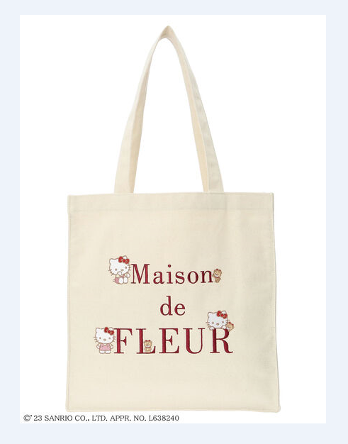 Maison De Fleur Sanrio Canvas Tote Bag