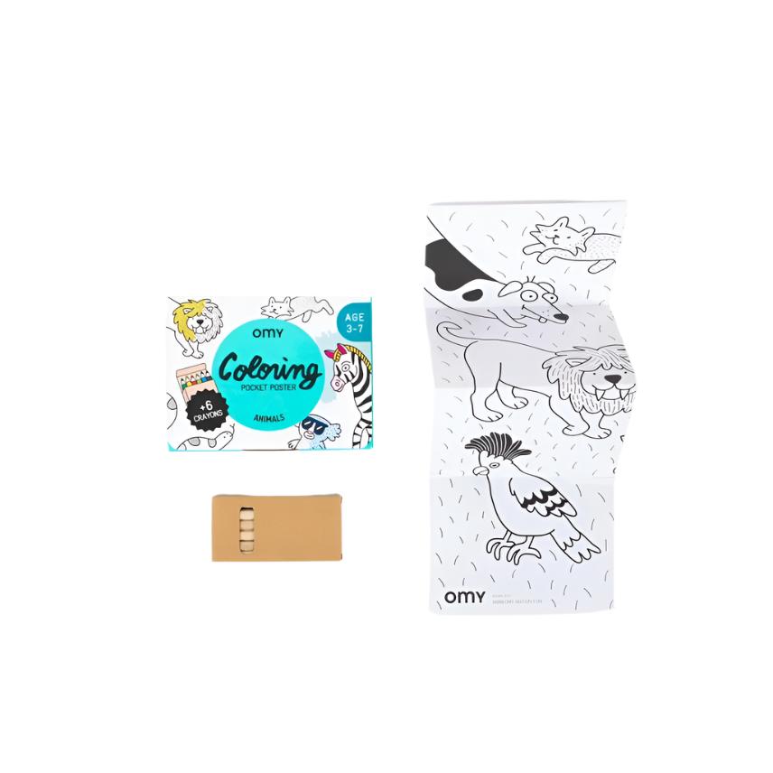 OMY Pocket Coloring Poster Sets