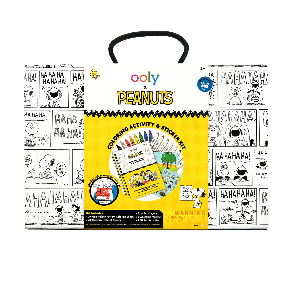 OOLY x Peanuts Coloring Activity & Sticker Kit