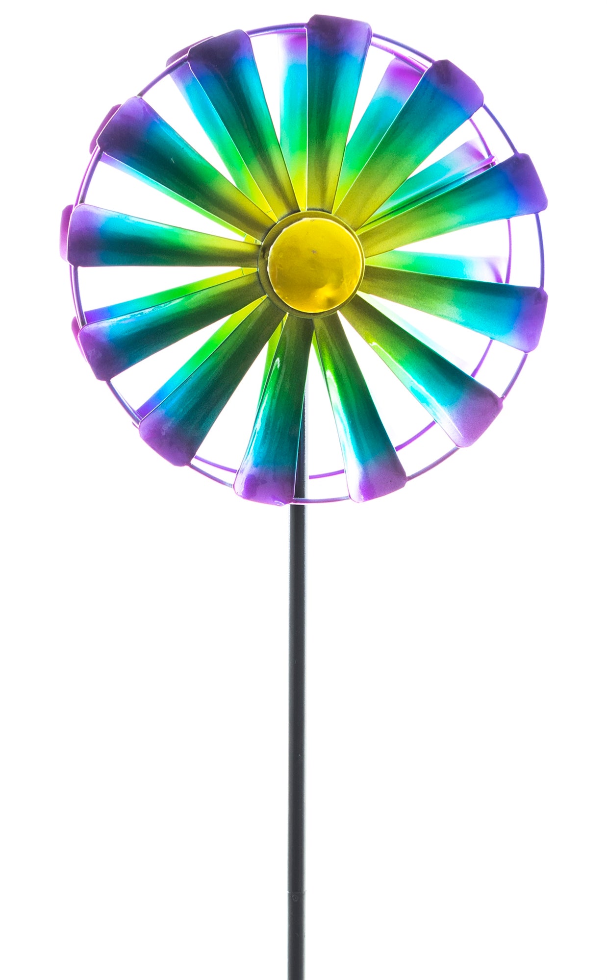 "Double Wheel" Kinetic Garden Spinner