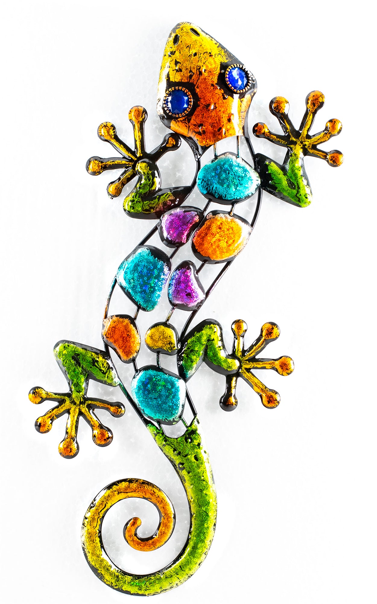 "Larry the Lizard" Wall Garden Art