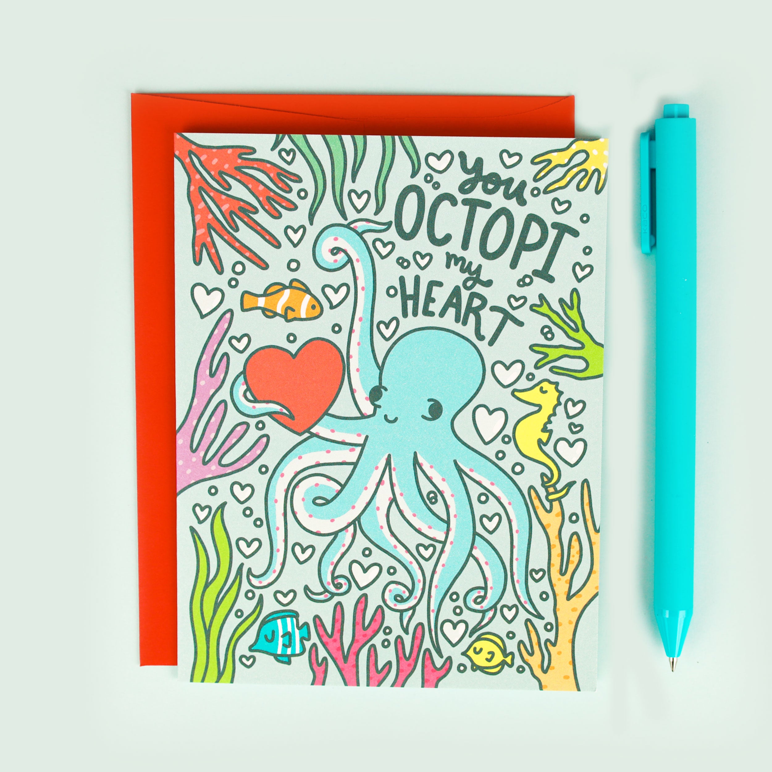 You Octopi My Heart Anniversary Card