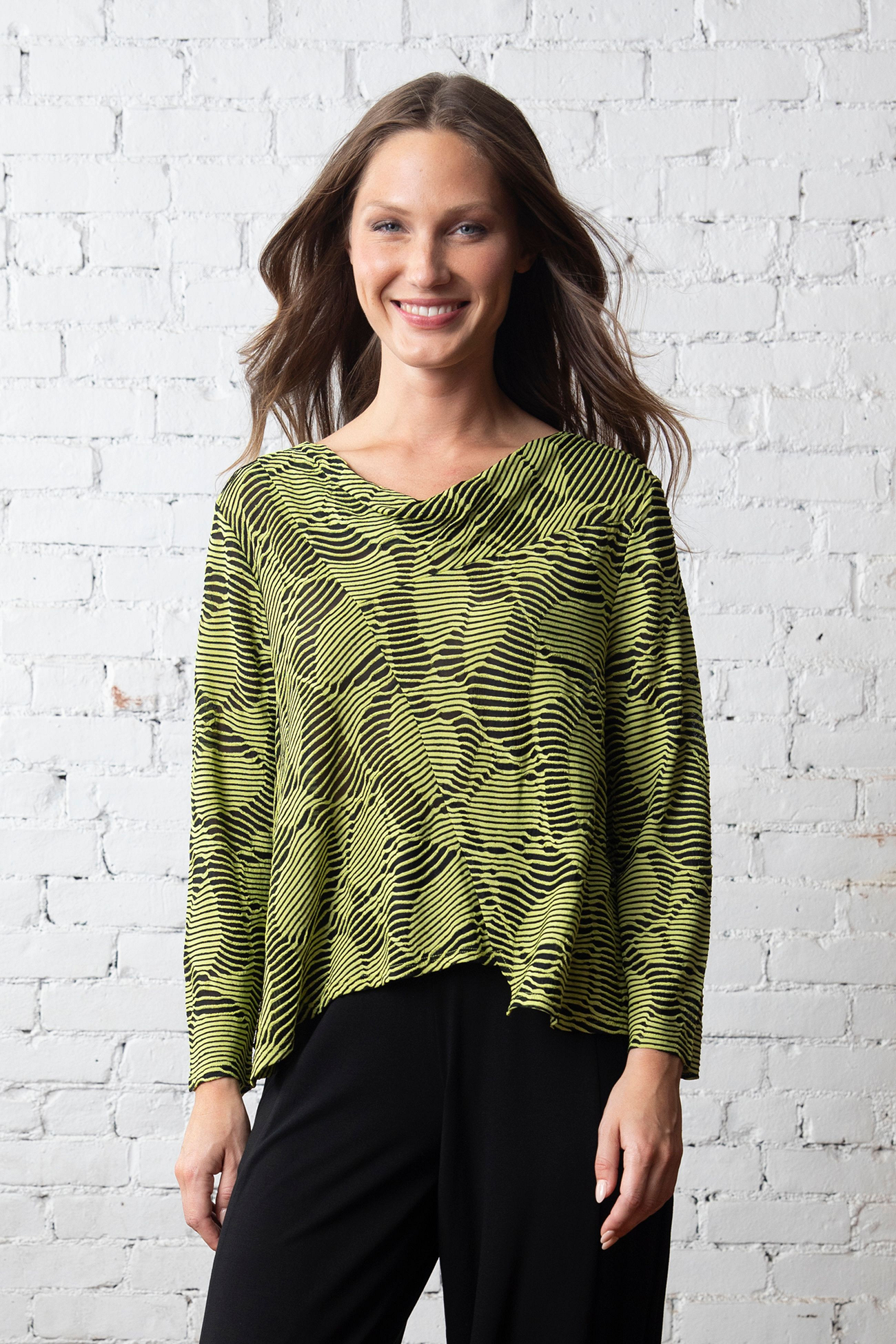 Ivy League Draped Neck Topper | 50% Off
