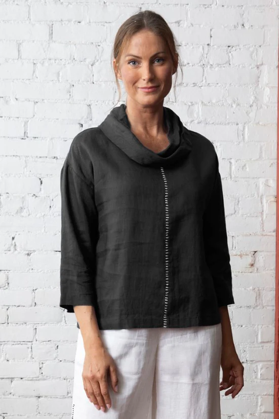 Stay Centered Cowl Top