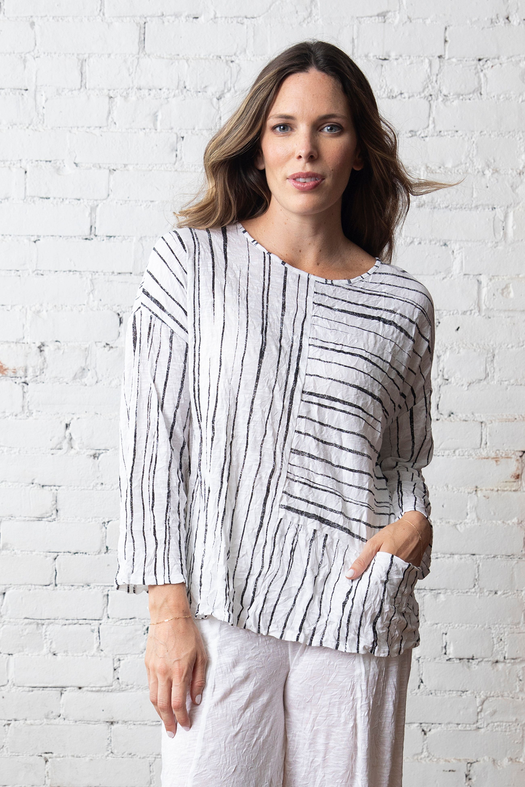 Bamboo Stripe Pullover | 30% Off