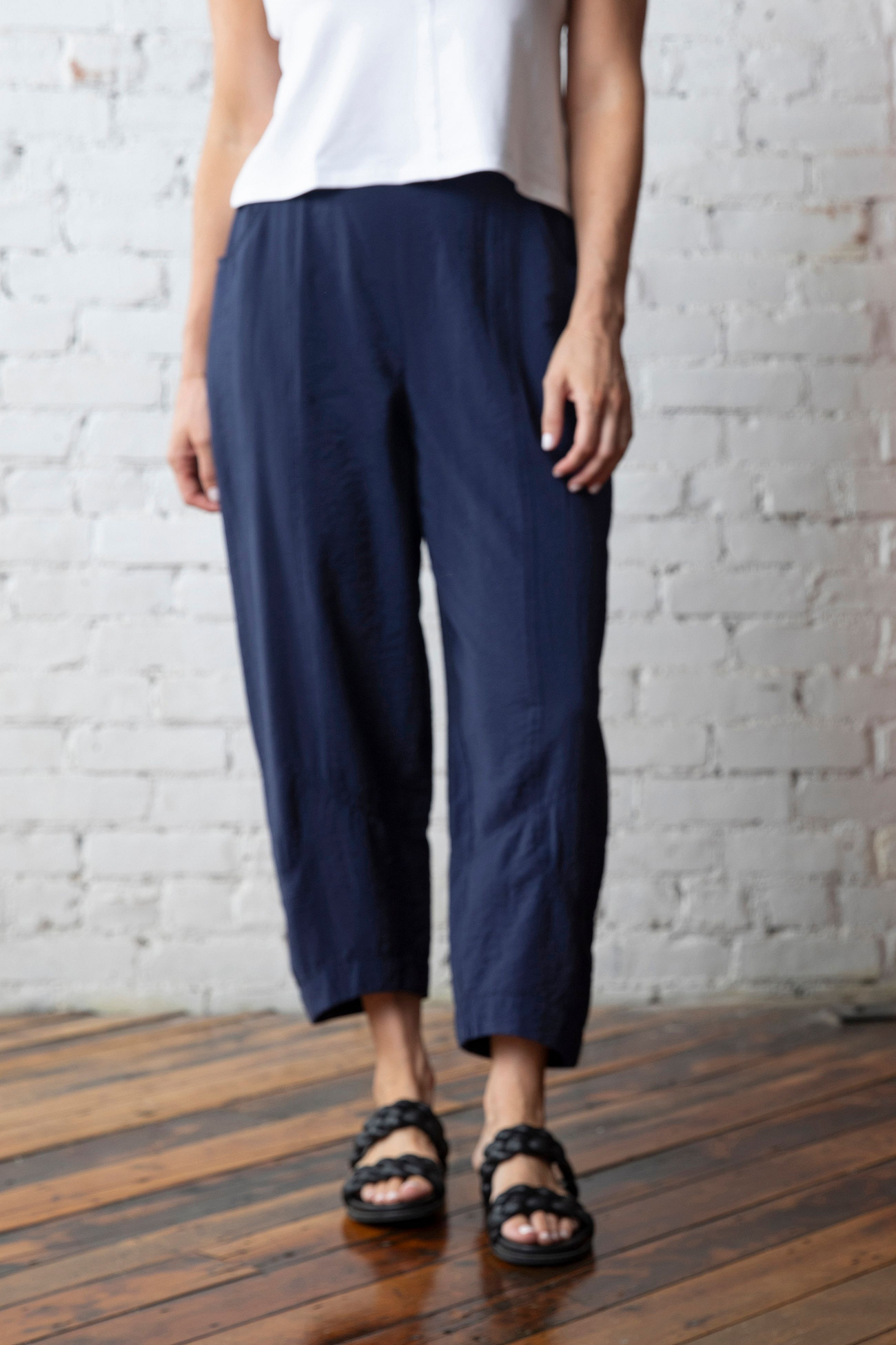 Rayon/Tencel Crinkle Lantern Pant | 50% Off
