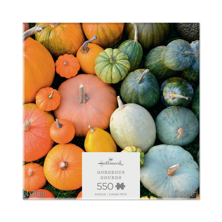 Gorgeous Gourds 550-Piece Jigsaw Puzzle