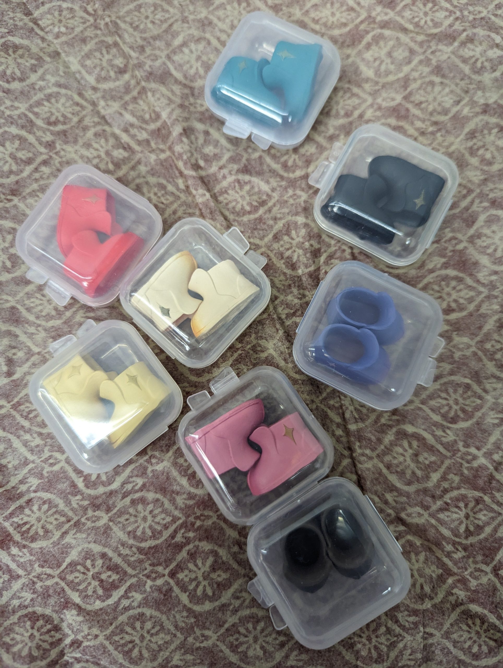 Toy Rubber Rainboots minatures