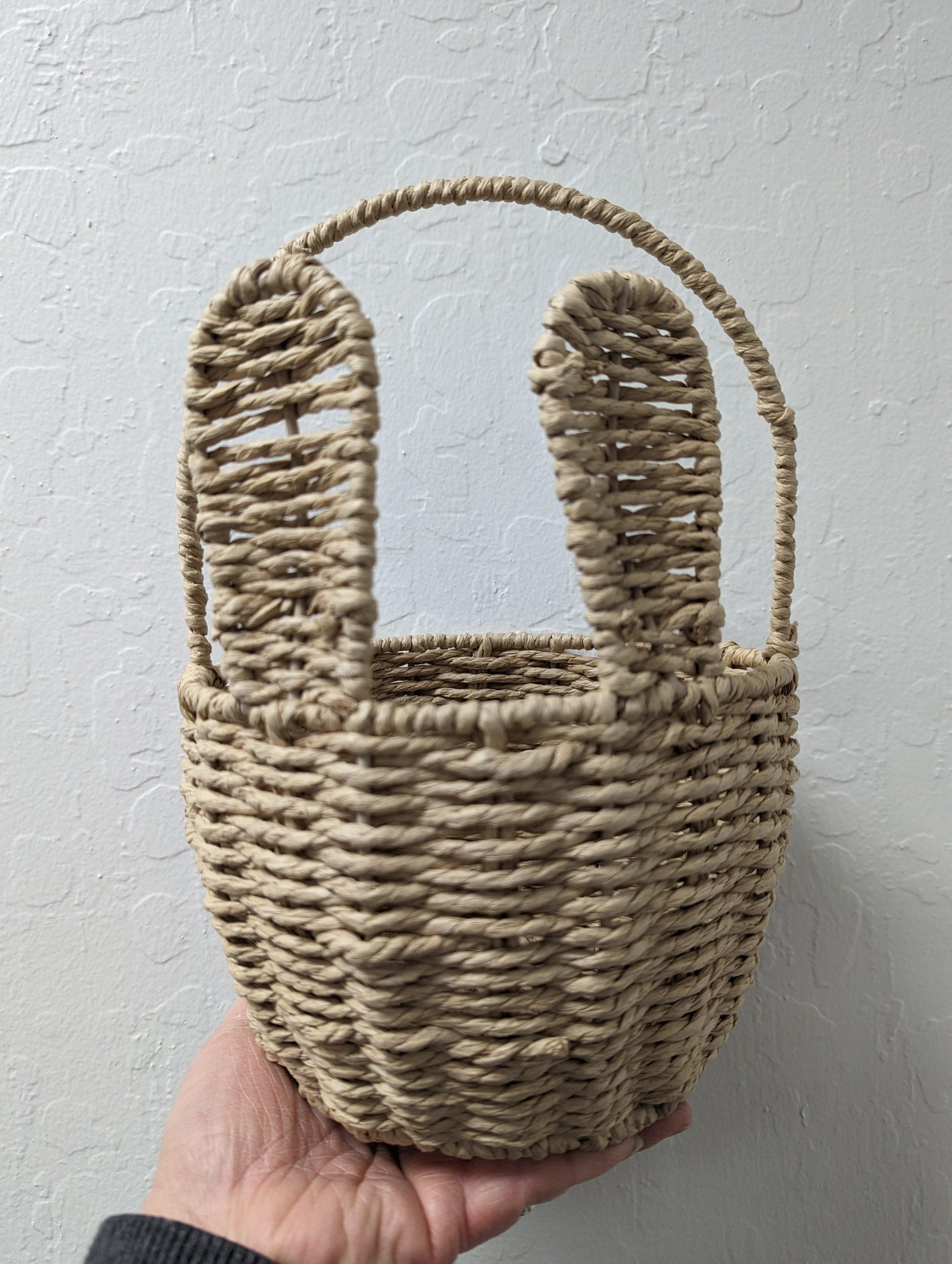 Bunny Wicker Basket