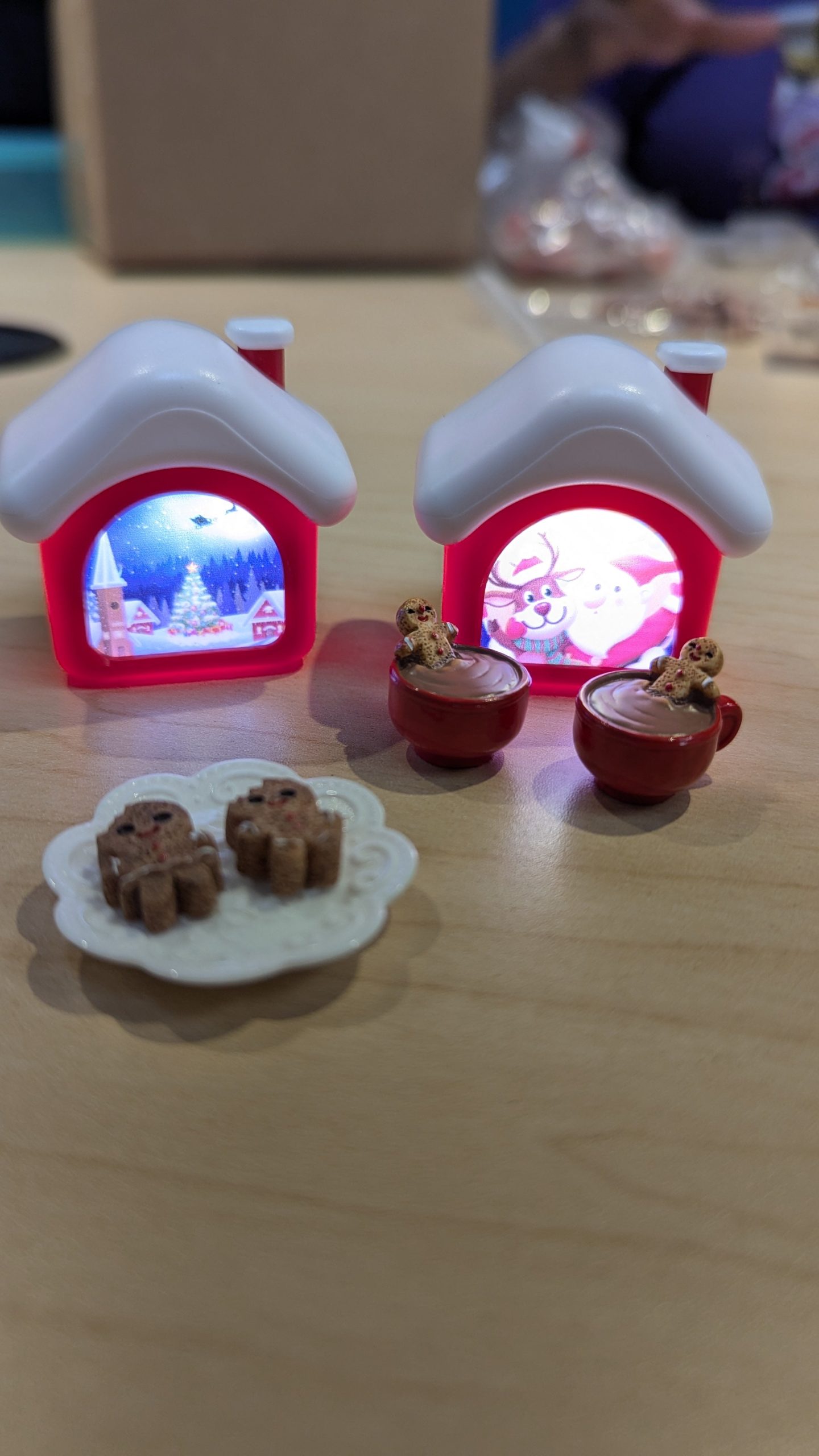 Gingerbread + house lantern miniature