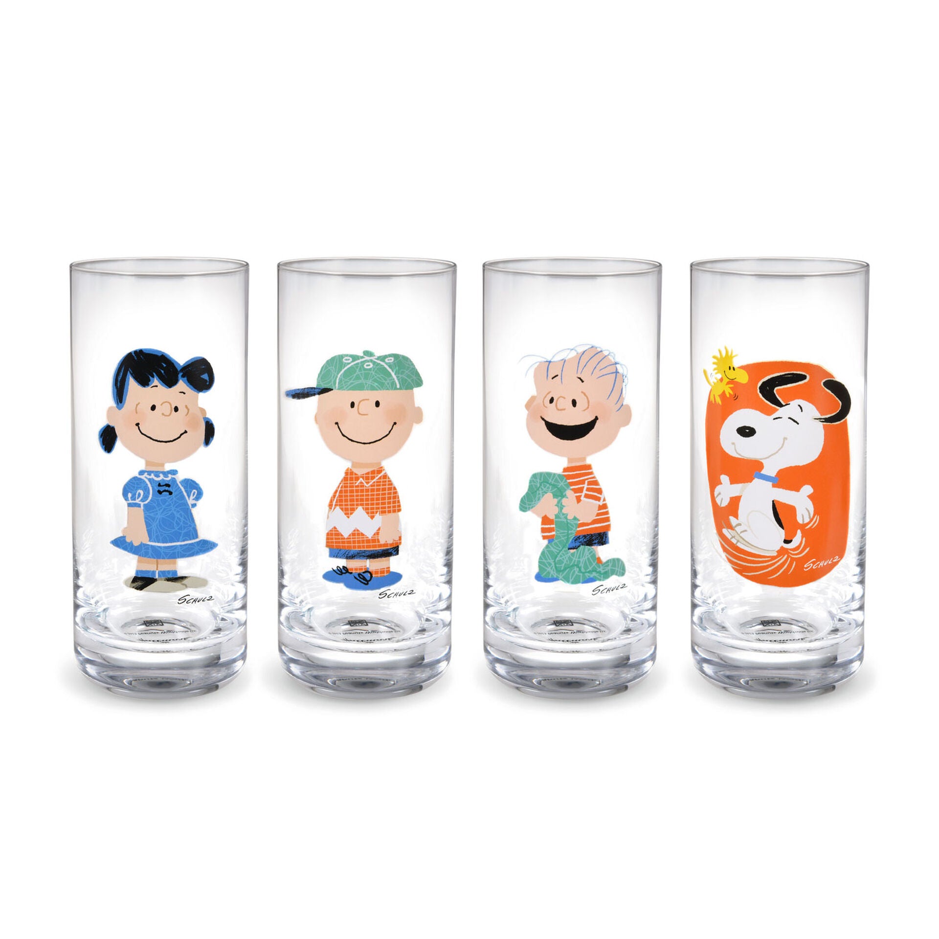 Peanuts® Snoopy and Friends Tall Drinking Glasses