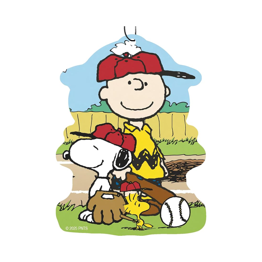 Peanuts Baseball Air Freshener