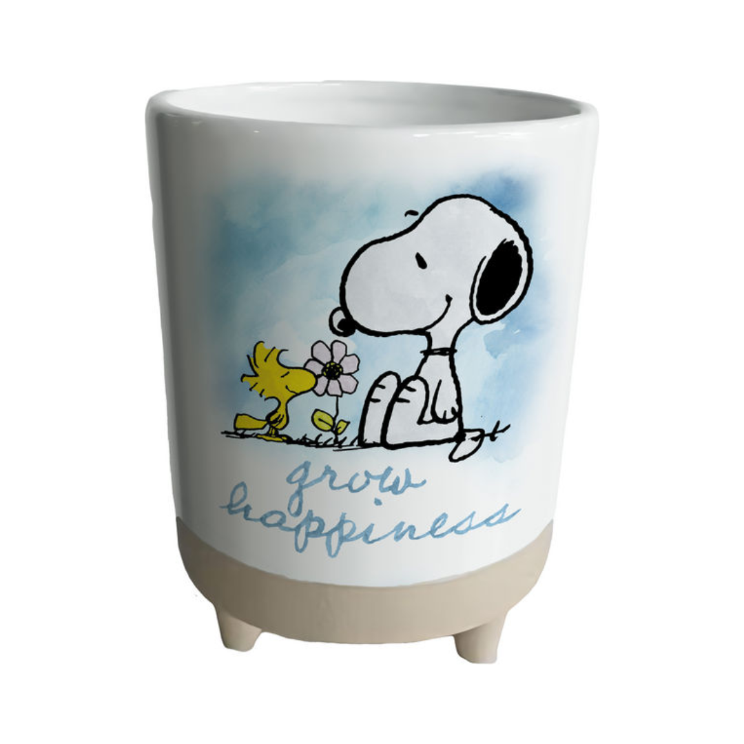 Peanuts Snoopy Grow Happiness Planter