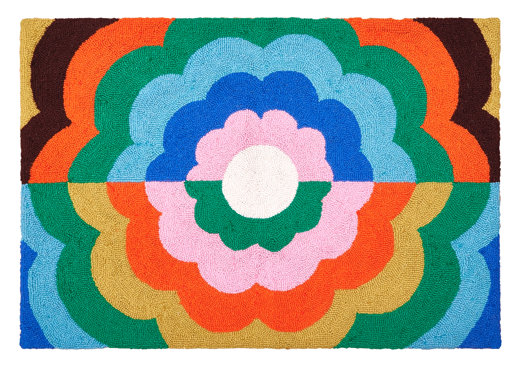 Hooked Wool Accent Rug / Click for Styles