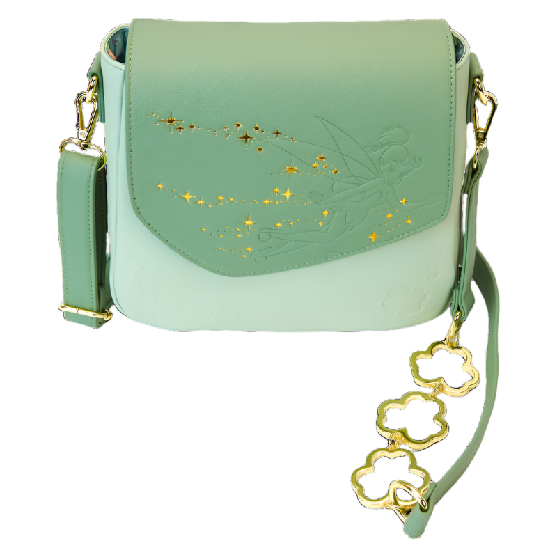 Peter Pan Tinker Bell Clover Crossbody Bag by Loungefly