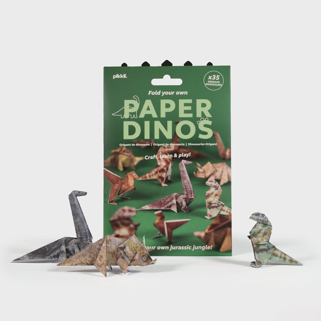 Paper Dinos Origami Dinosaur Craft Kit