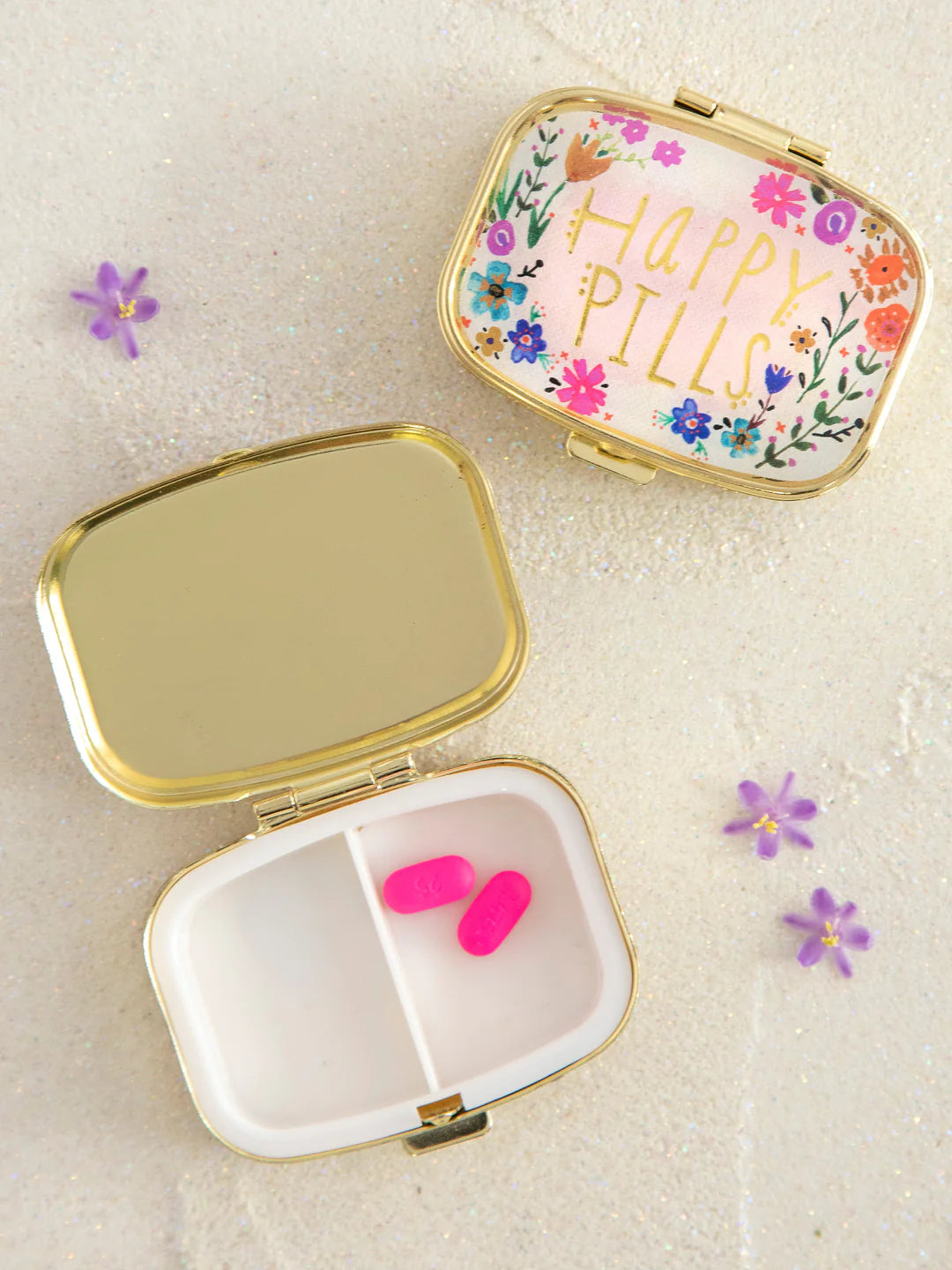 Happy Pills Pill Box Holder