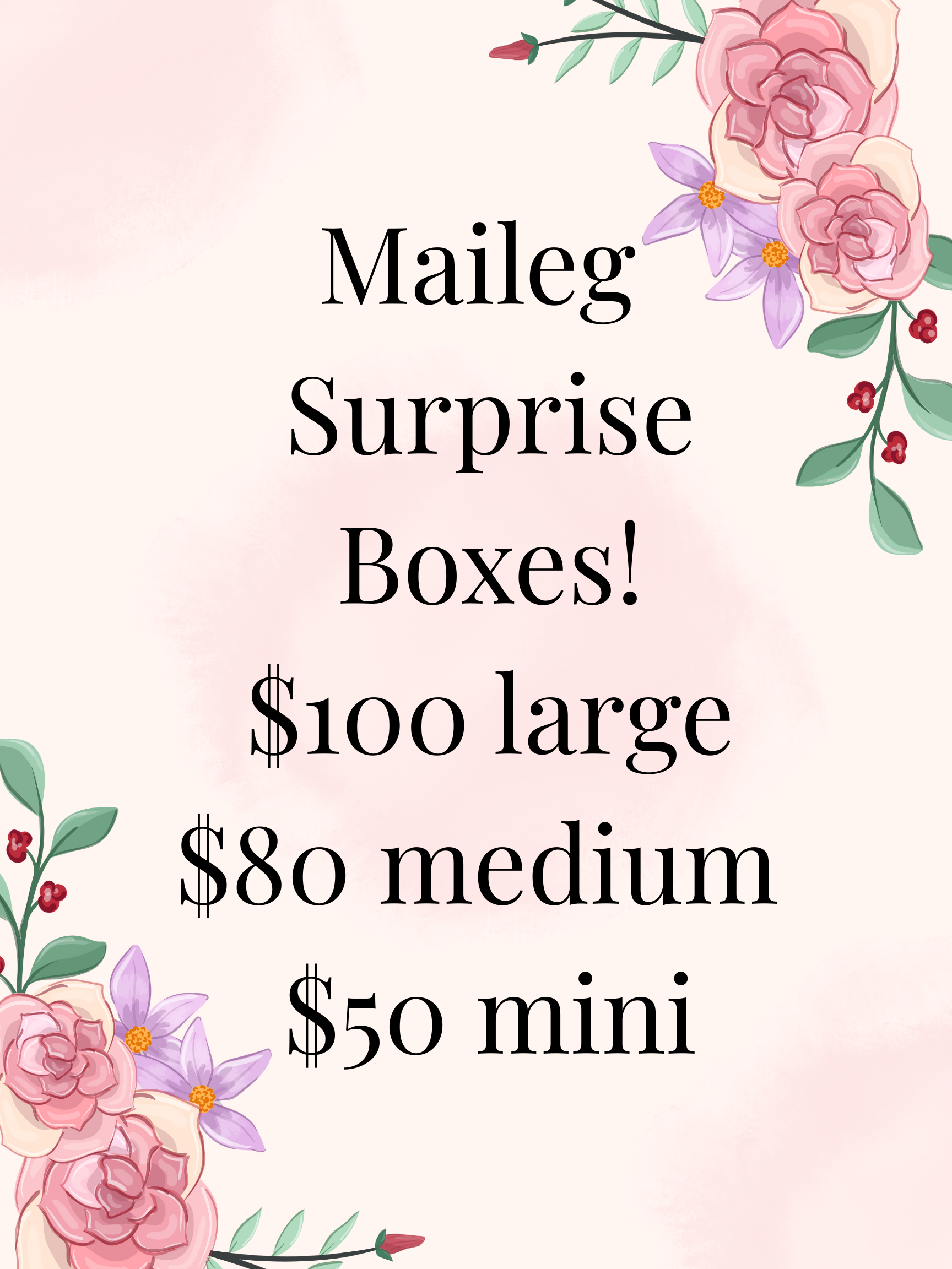 Surprise Boxes!