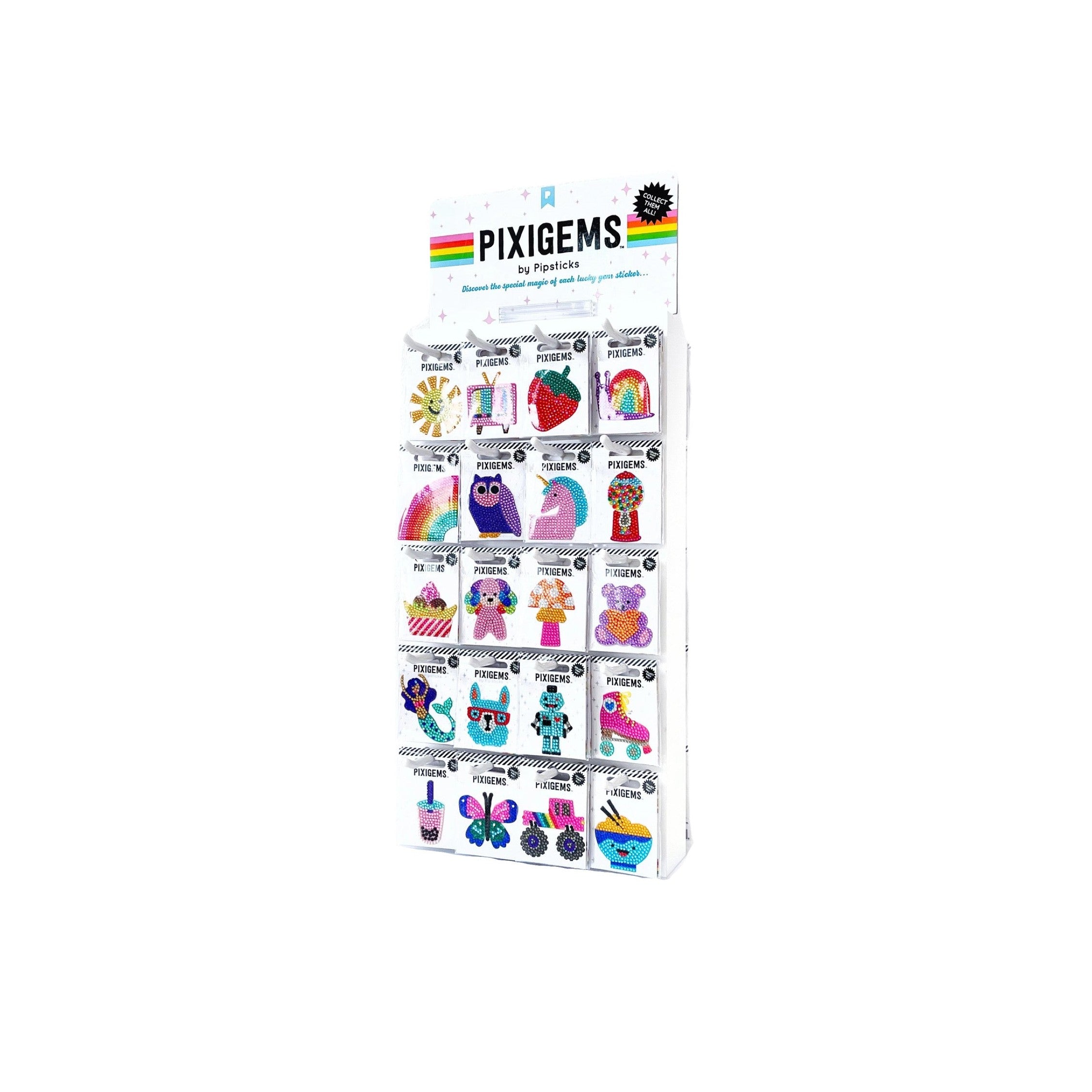 Pipsticks Pixigems Stickers