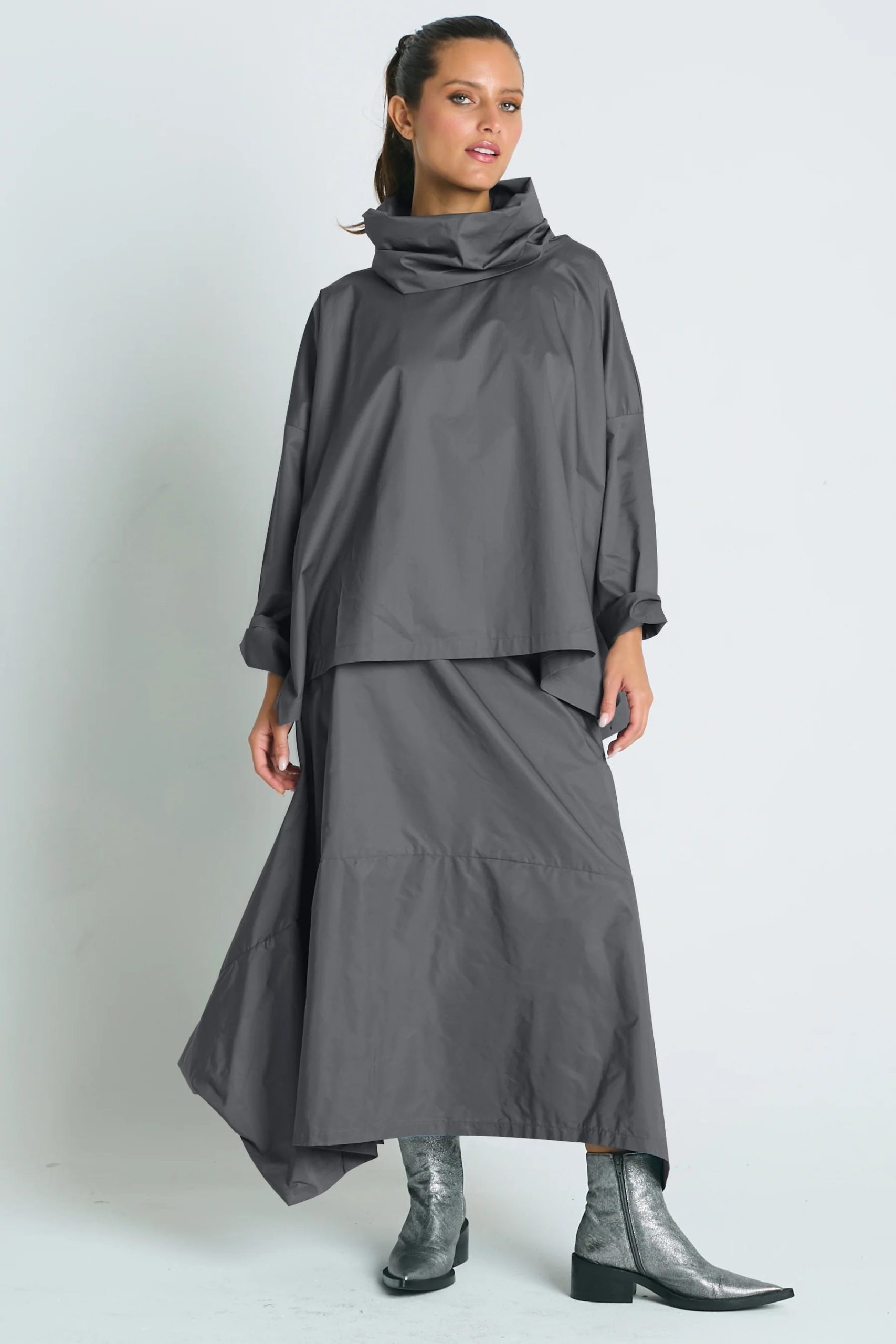 Cotton Cowl Top