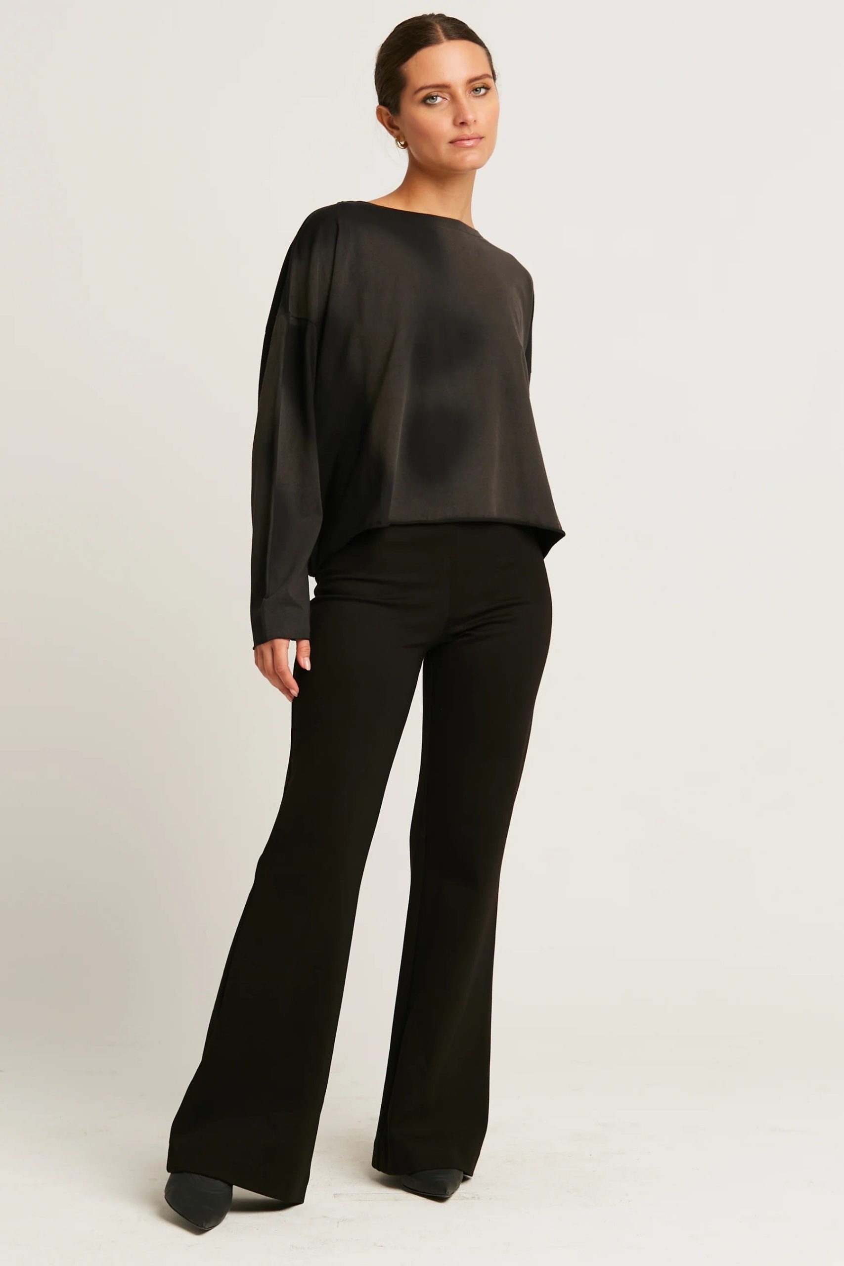 Pima Cotton Overdyed Mini Luxury Boxy Tee