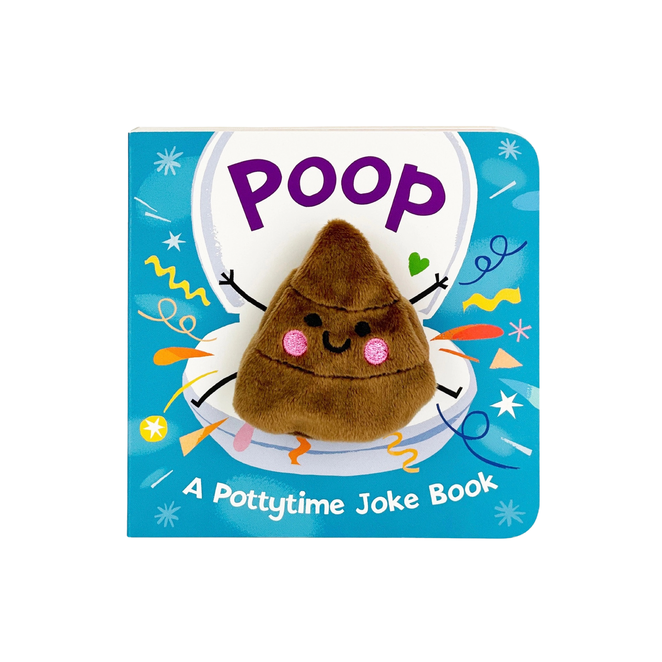 Poop Plush Finger Puppet Board Book