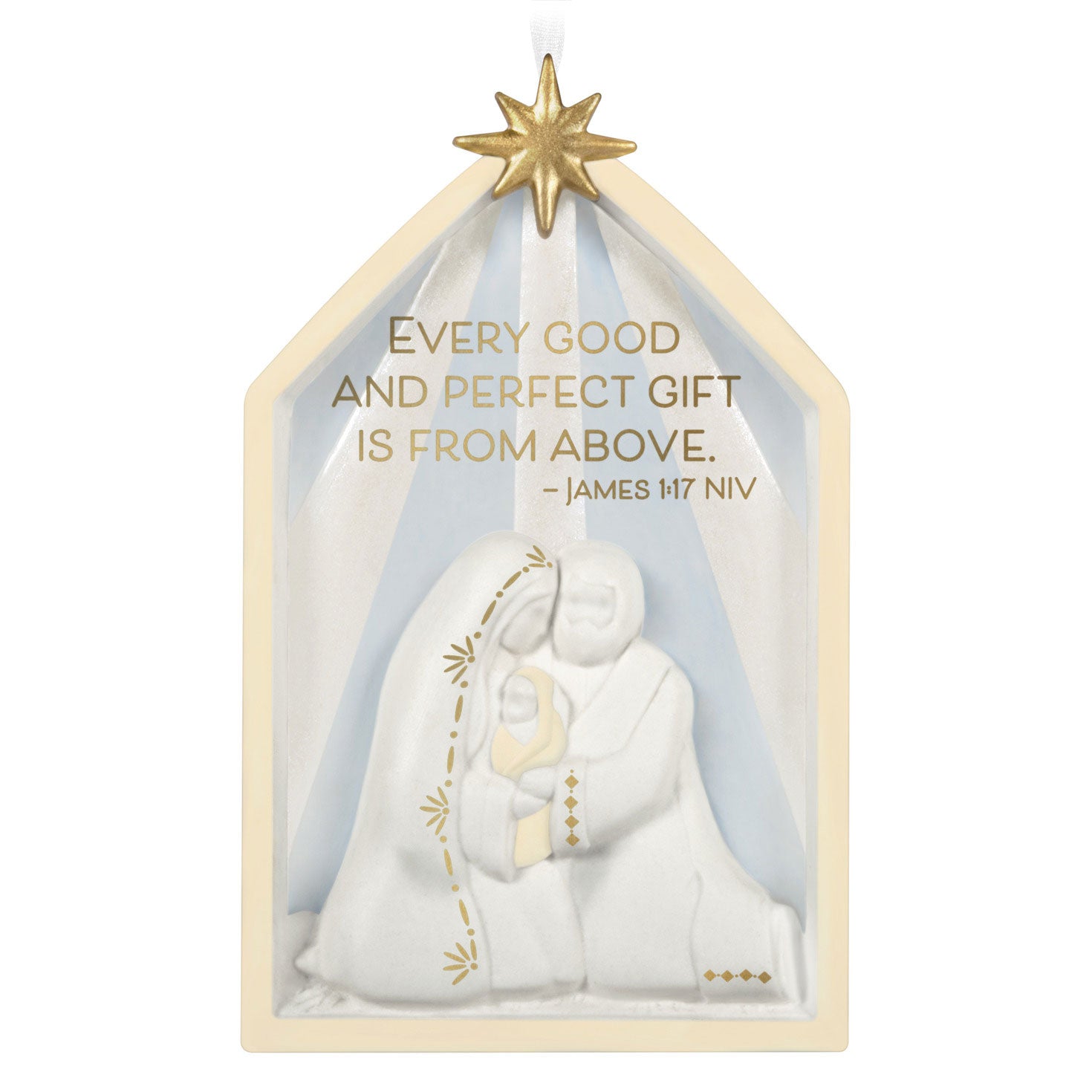 Gift From Above Nativity Porcelain 2025 Ornament
