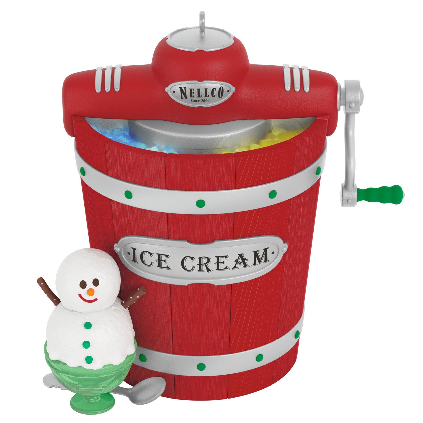 Nellco Ice Cream Maker Musical 2025 Ornament With Light