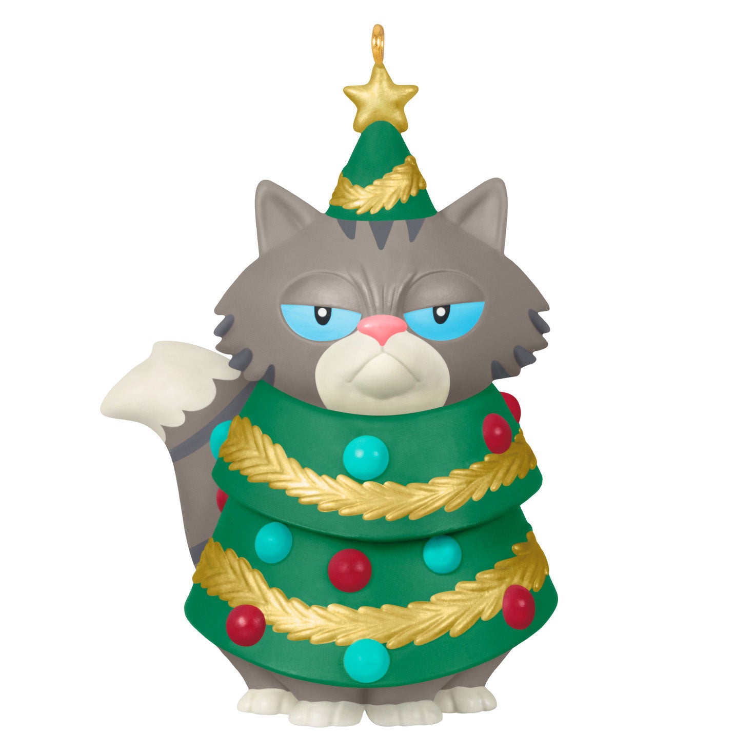 Festive Feline 2025 Ornament