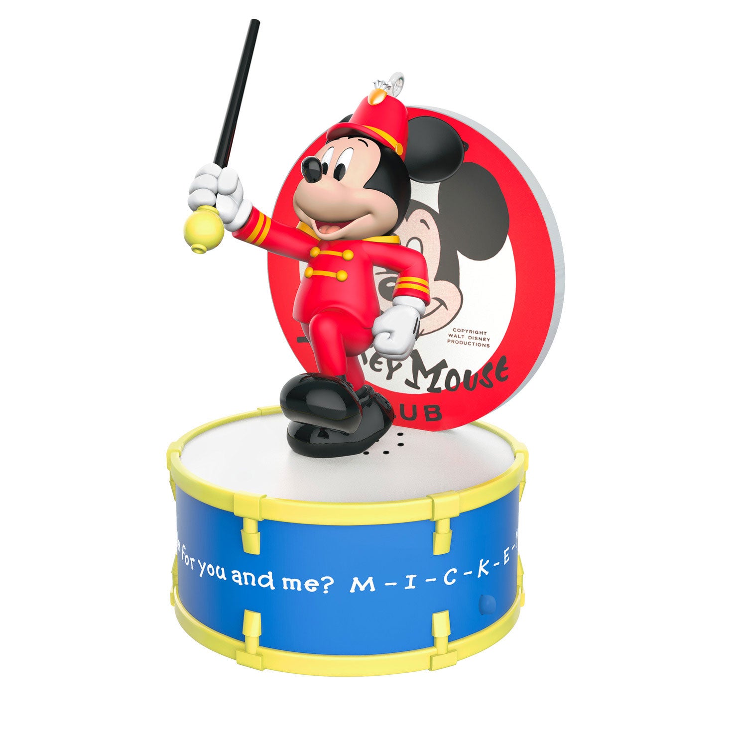 Disney The Mickey Mouse Club 70 Years of Music and Fun Musical 2025 Ornament With Light