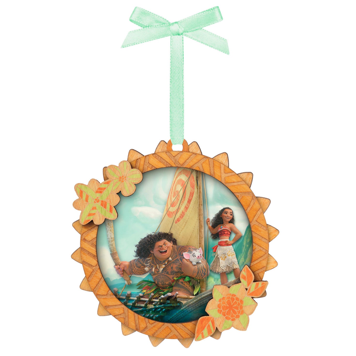 Disney Moana Setting Sail Papercraft 2025 Ornament