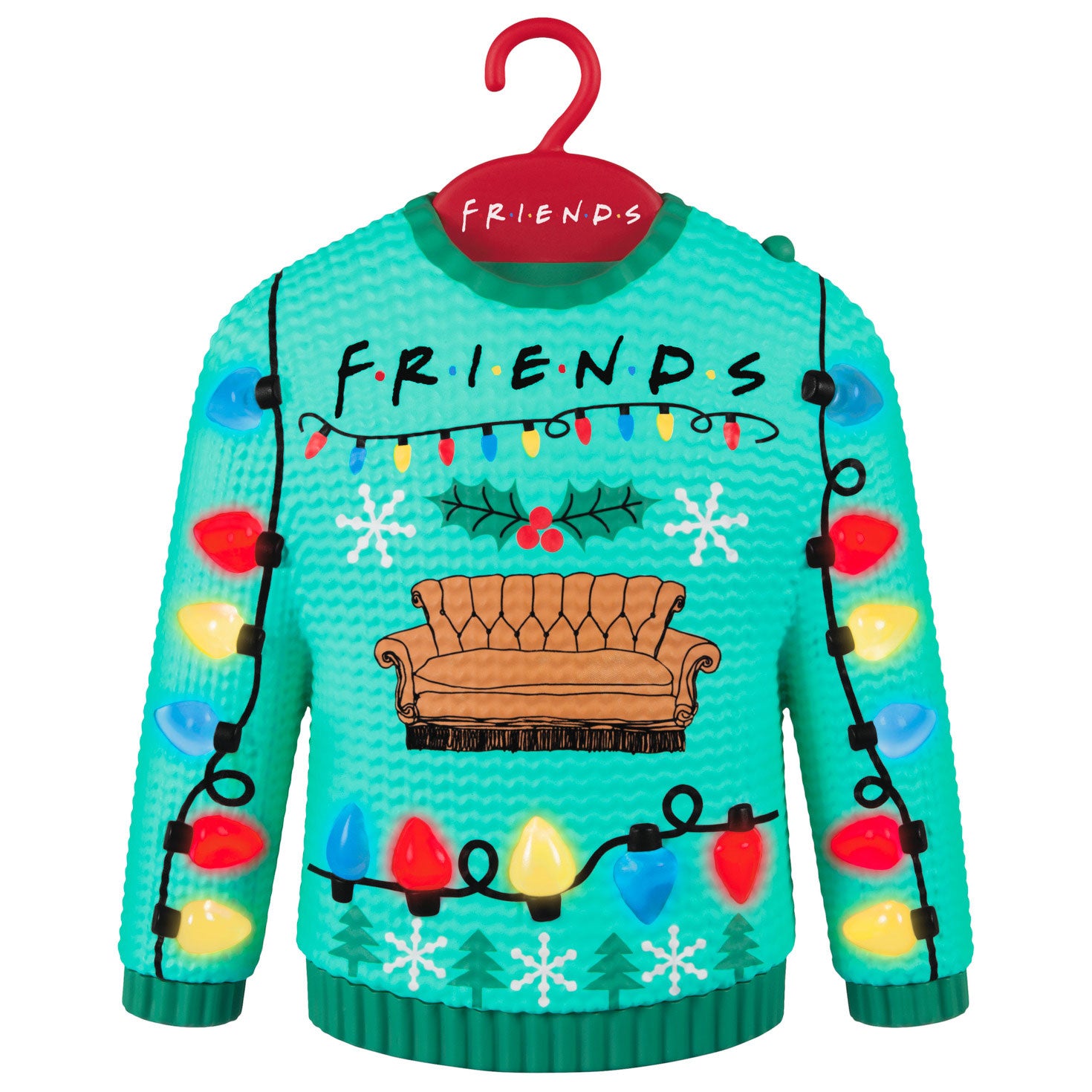 Friends Could We Be Any More Festive? 2025 Musical Ornament With Light