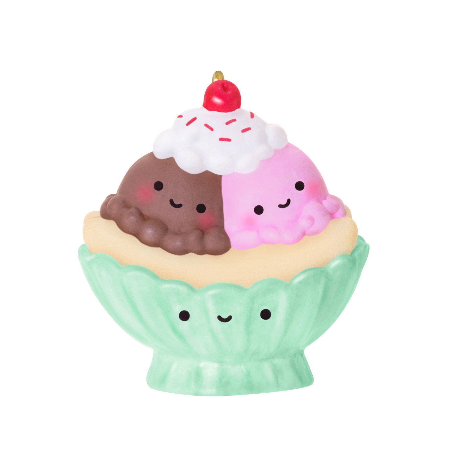 Mini Two Scoops of Fun 2025 Ornament, 0.75"