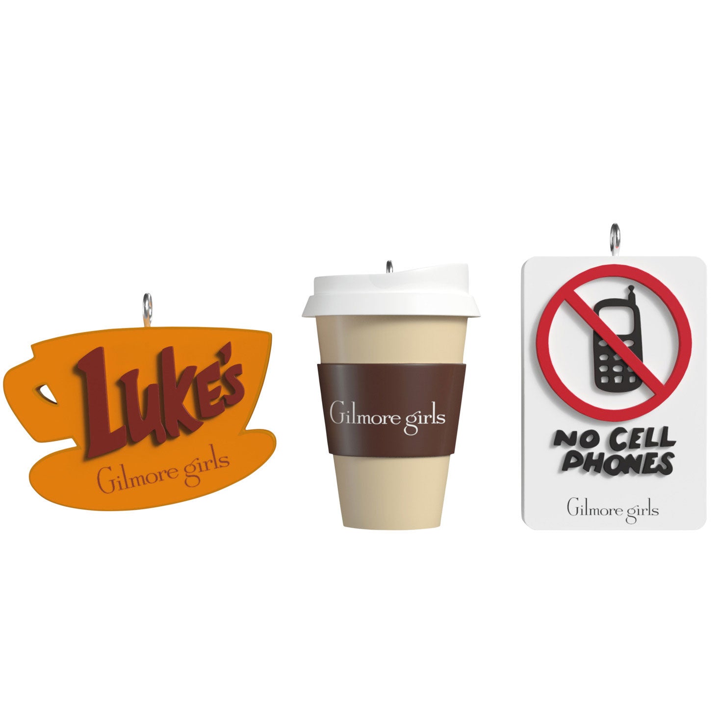 Mini Gilmore Girls 2025 Ornaments, Set of 3