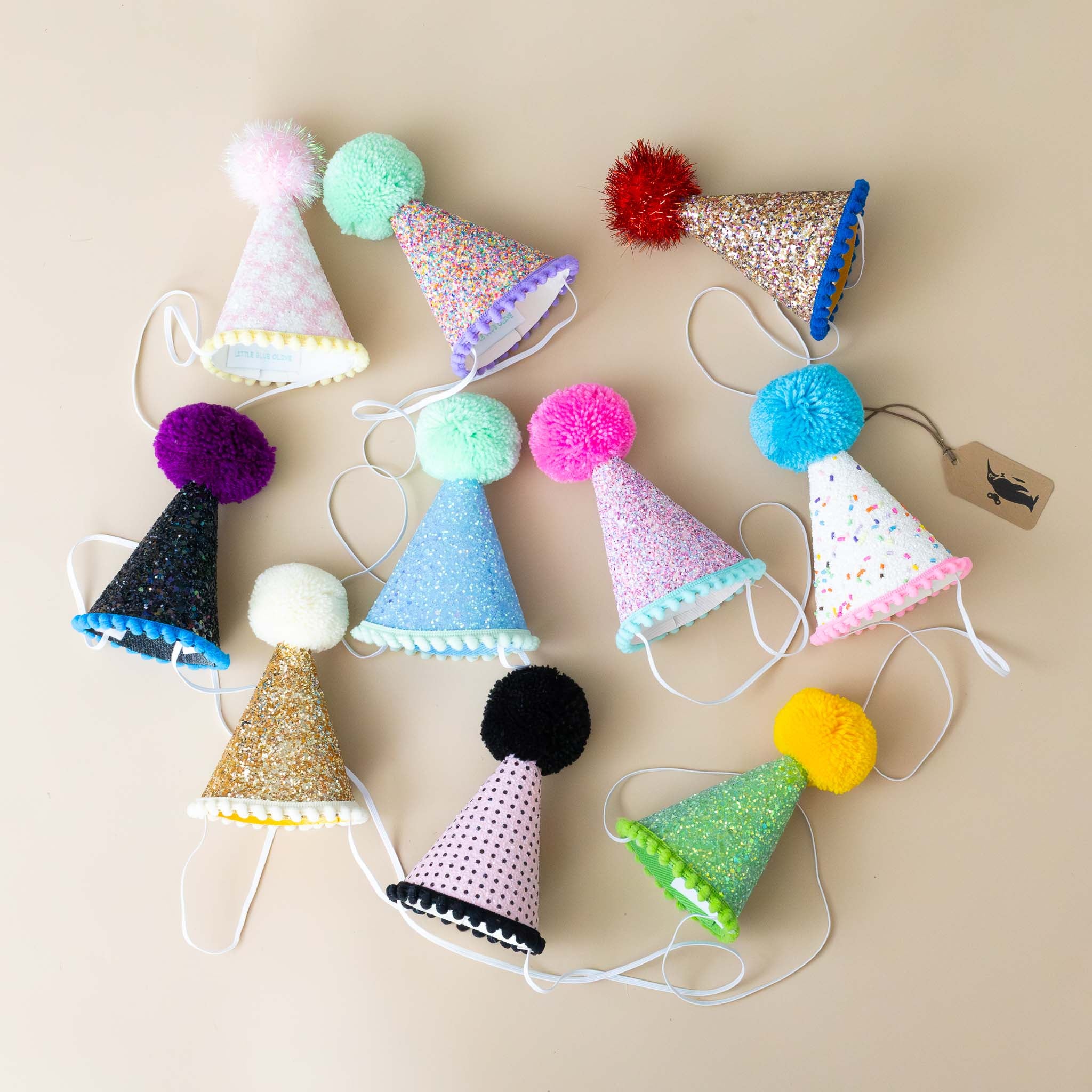 Celebration Pom Party Hat | Assorted