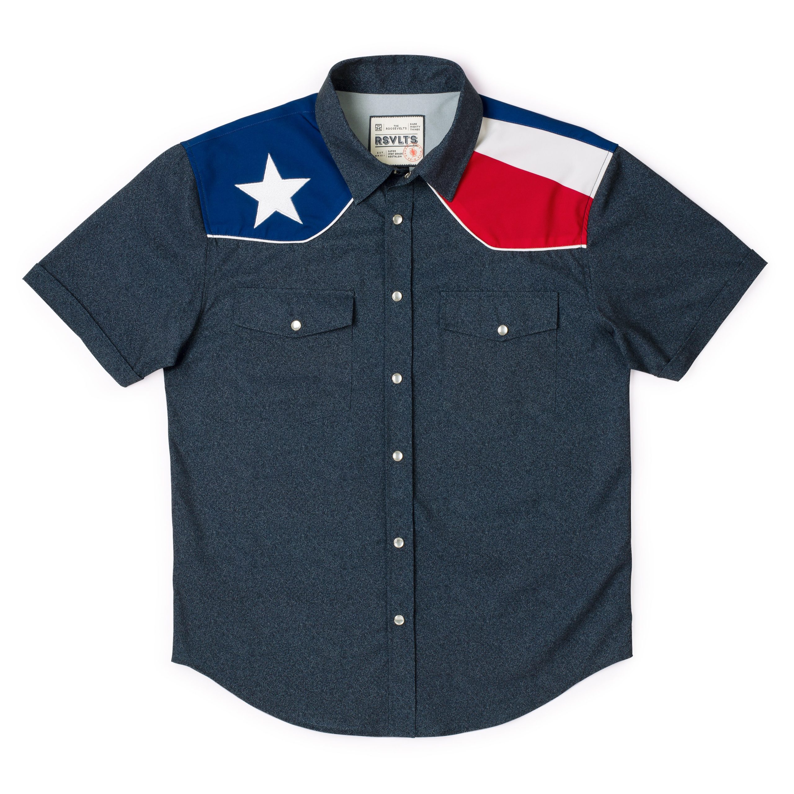 RSVLTS "Stars at Night" Texas Roper Shirt