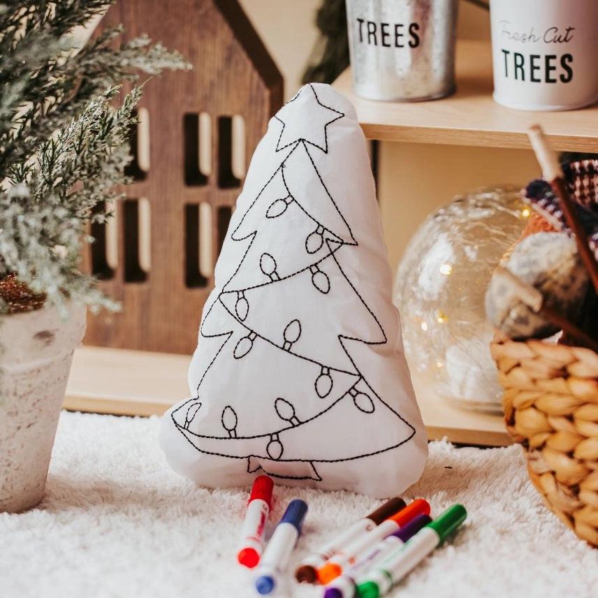 Reusable Coloring Activity - Christmas Tree