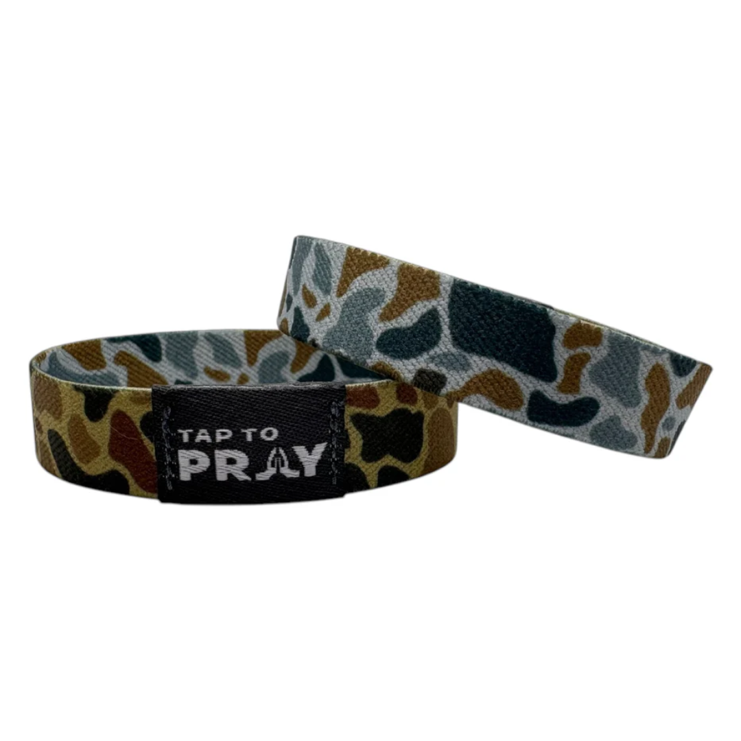 River Rock Camo Sahara and Copper Tap To Pray™ Bracelet