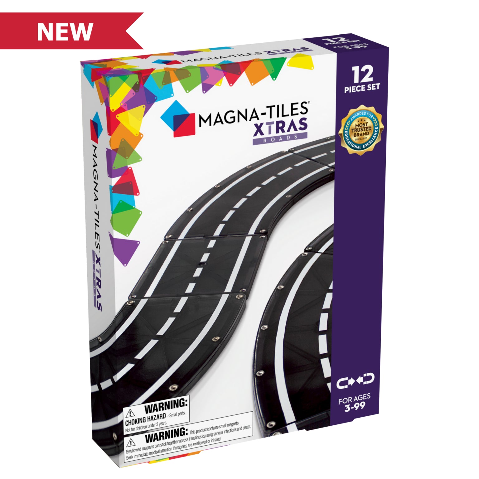 Magna-Tiles XTRAS Roads