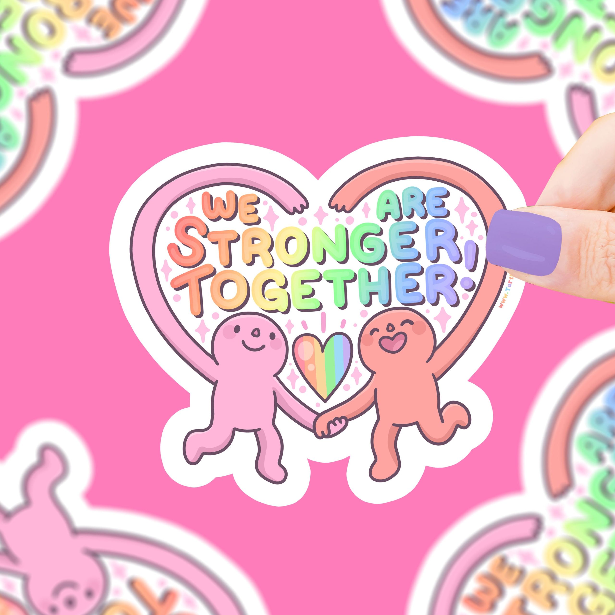 Stronger Together Vinyl Sticker