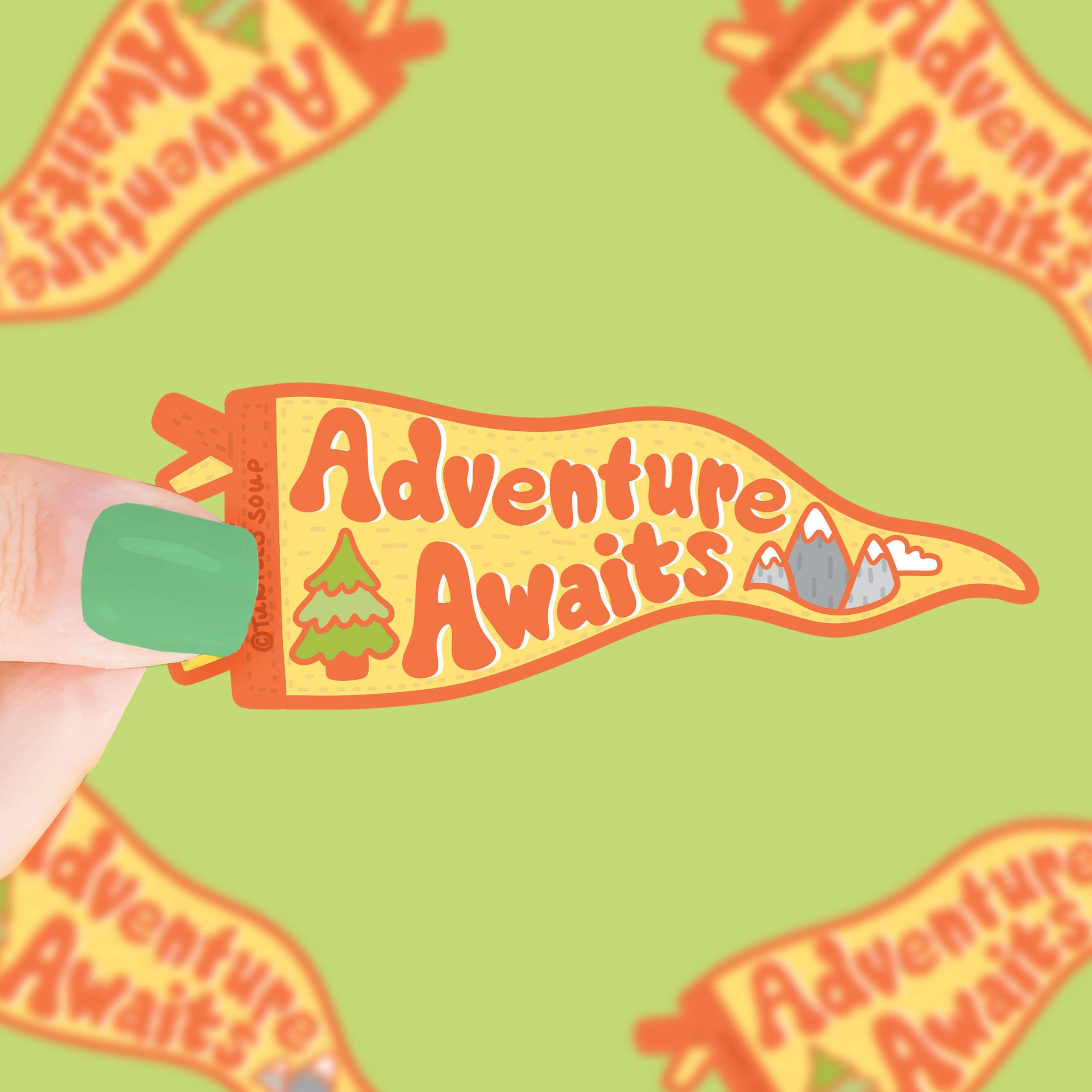 Adventure Awaits Vinyl Sticker