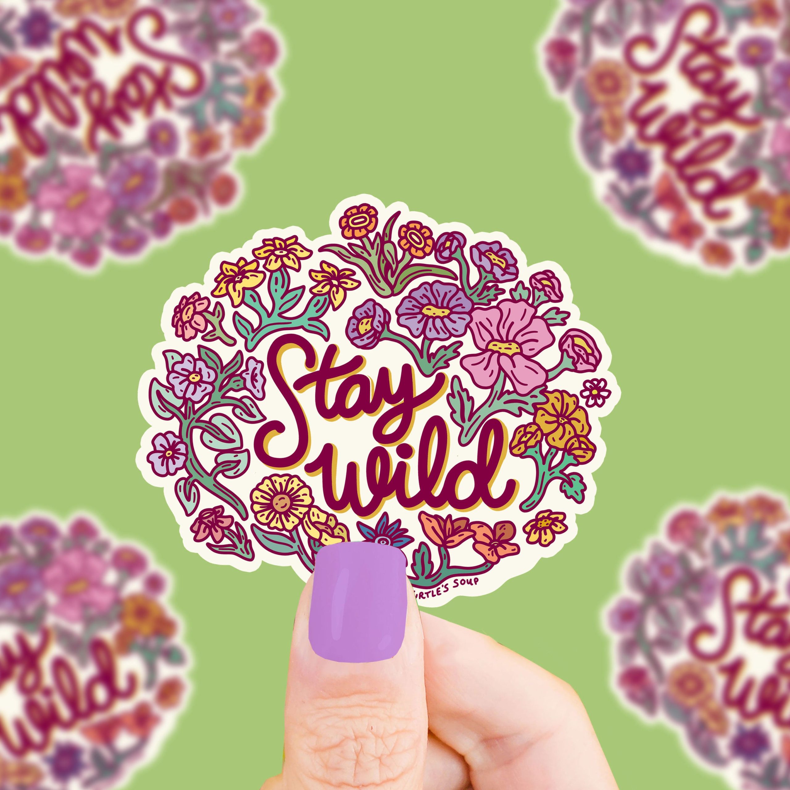 Stay Wild Vinyl Sticker
