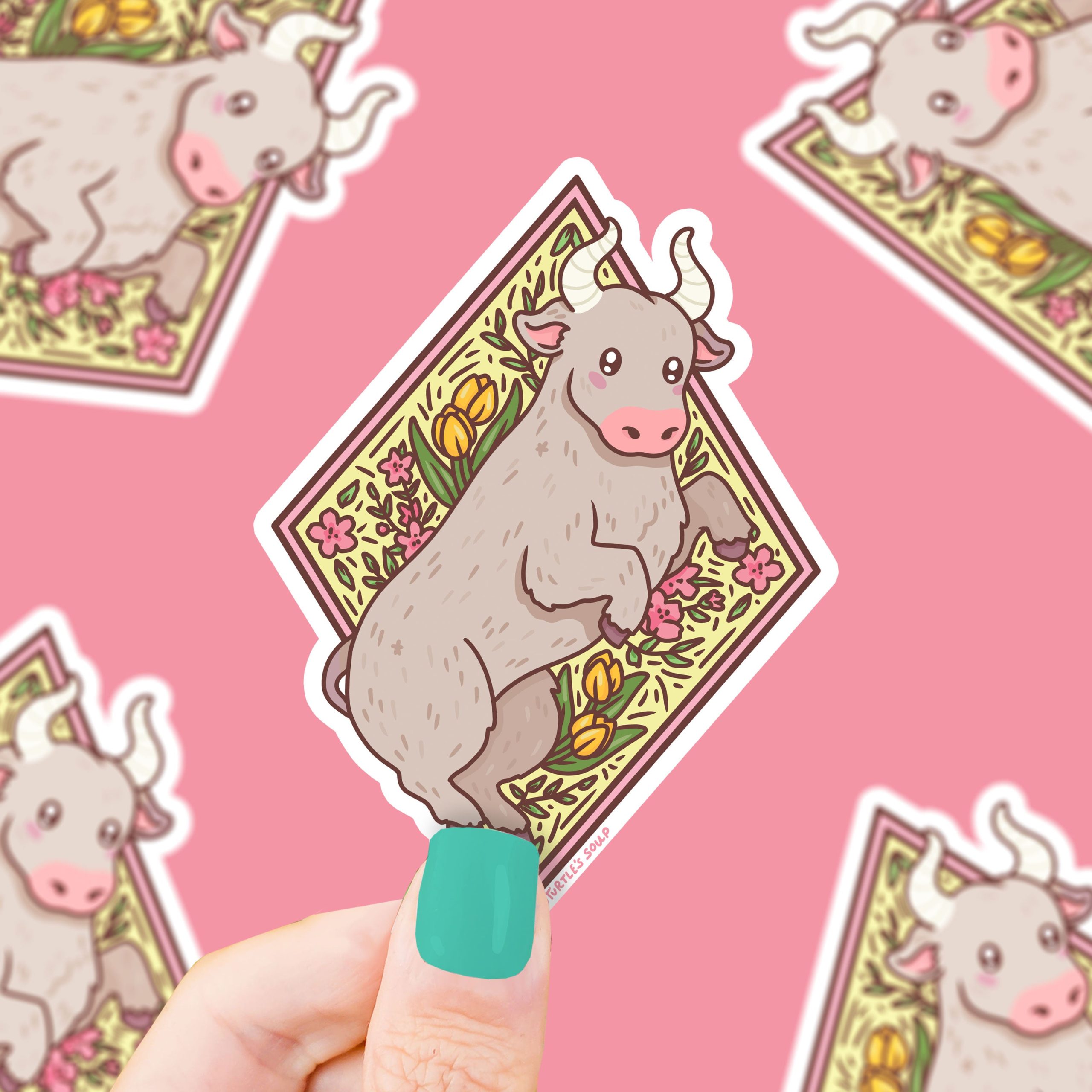 Year of the Bull Chinese Zodiac Lunar New Year Vinyl Sticker