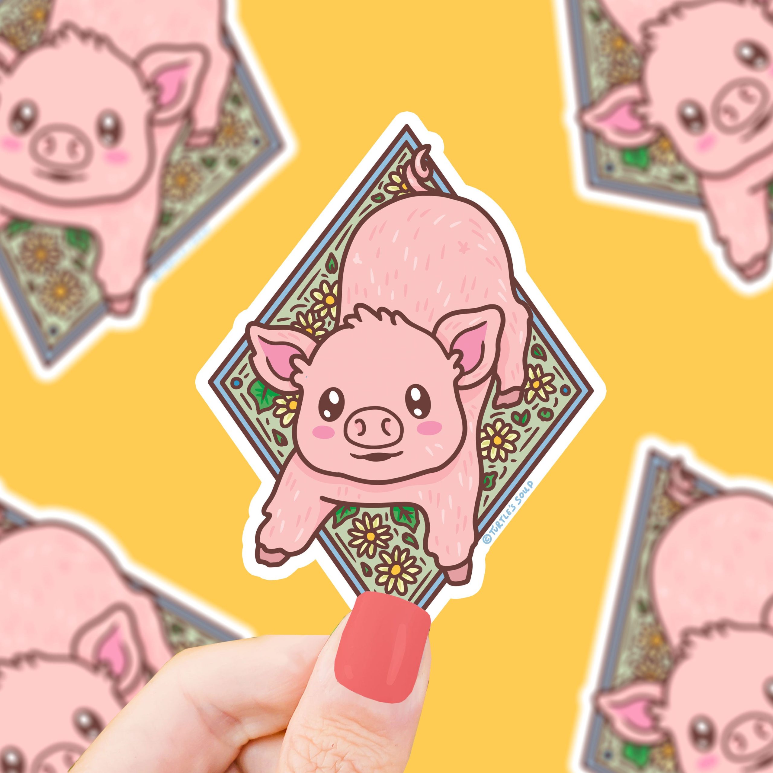 Year of the Pig Chinese Zodiac Lunar New Year Vinyl Sticker