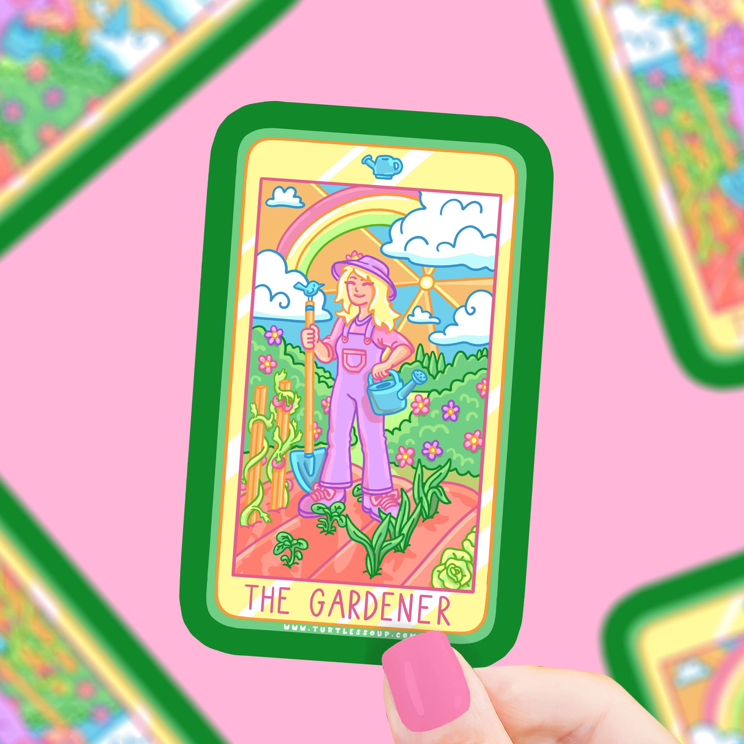 The Gardener Tarot Vinyl Sticker