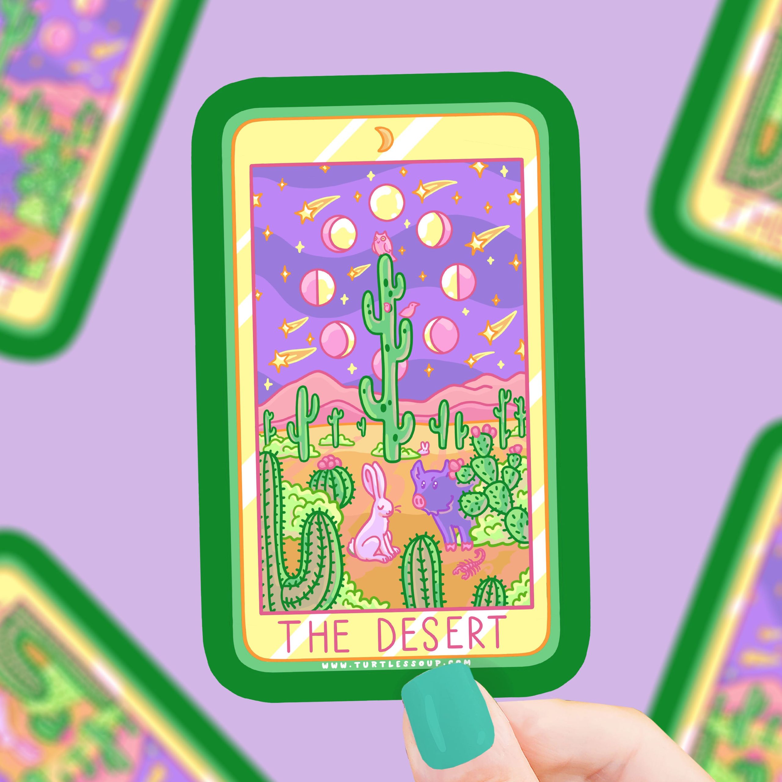 The Desert Tarot Vinyl Sticker