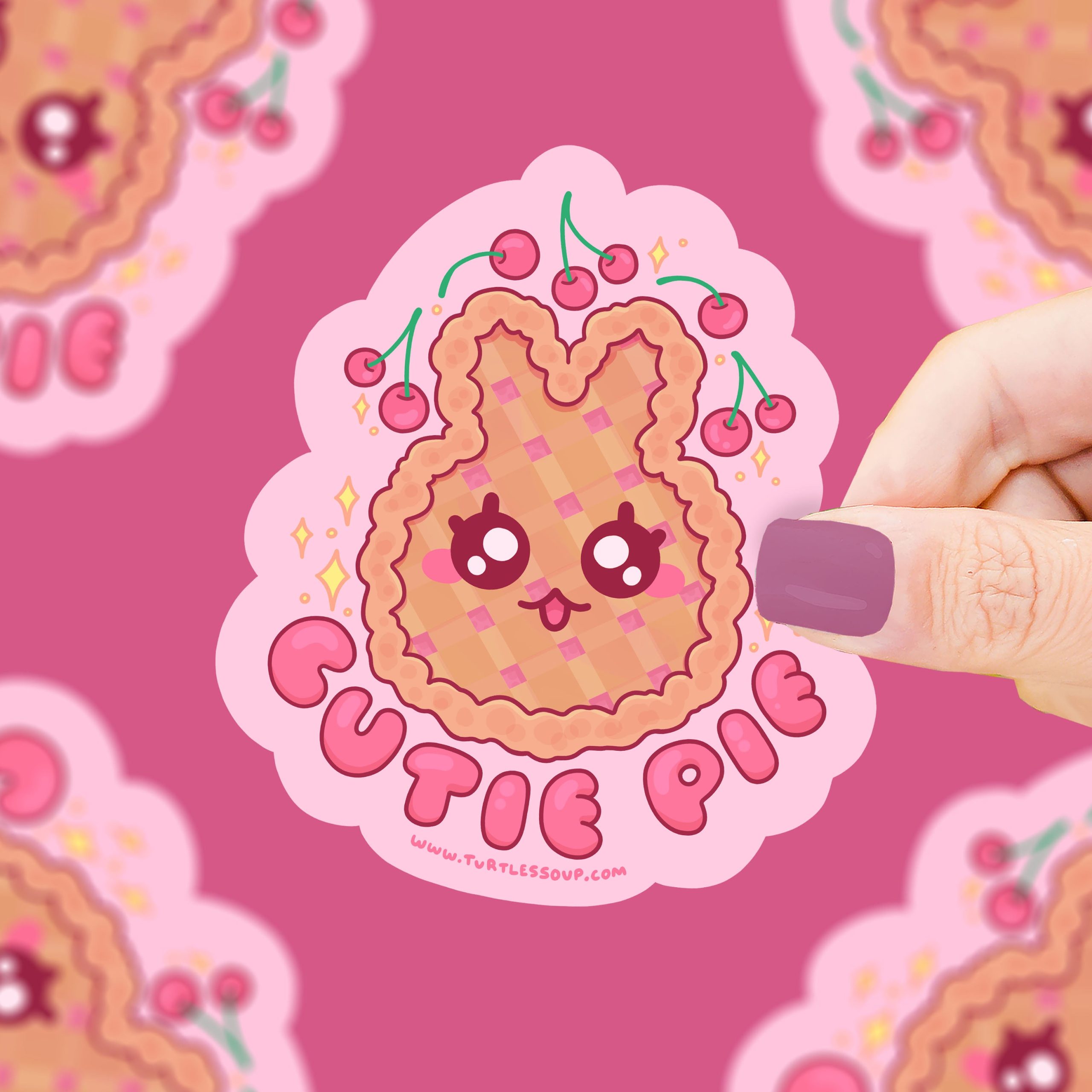 Cutie Pie Kawaii Vinyl Sticker