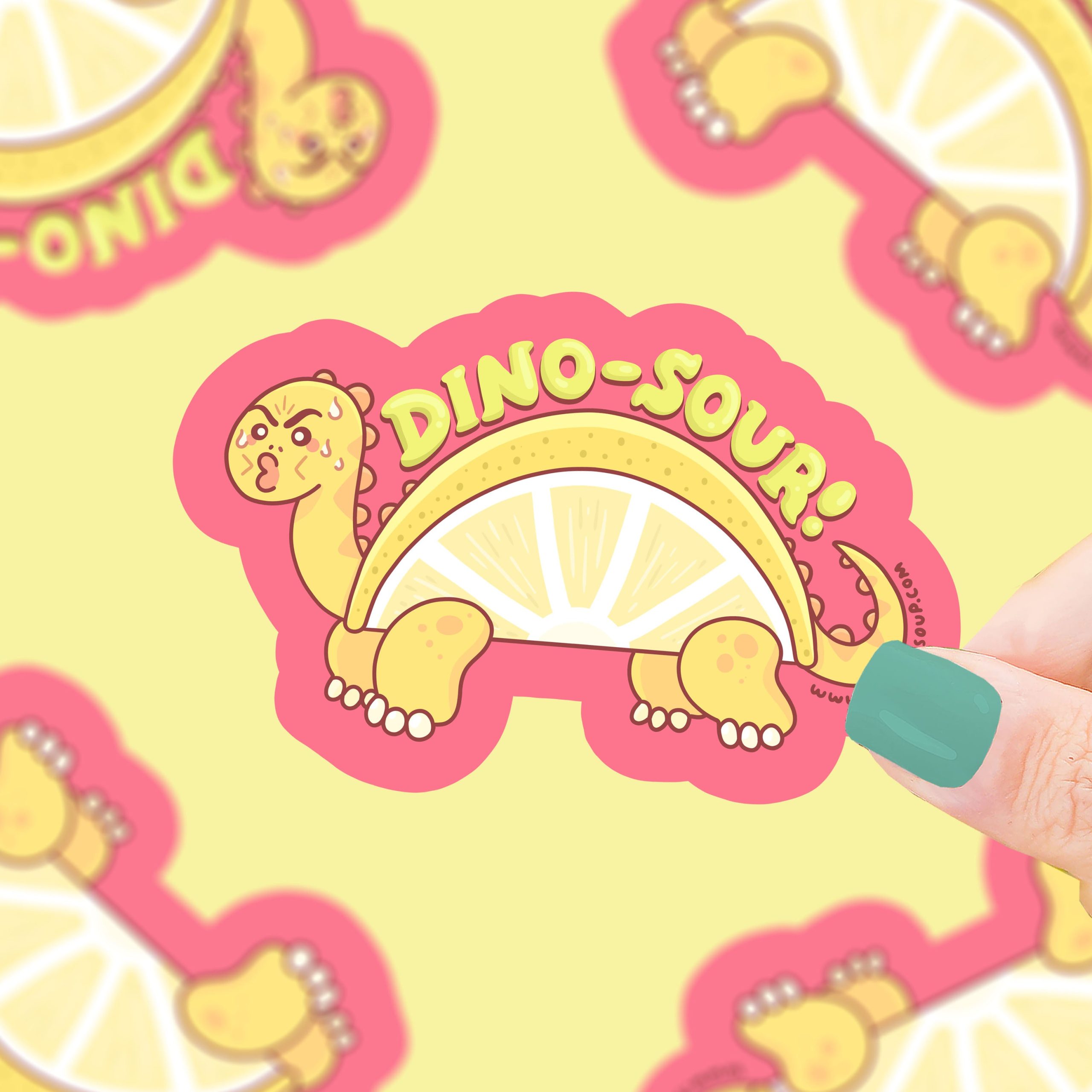 Dino-Sour Vinyl Sticker