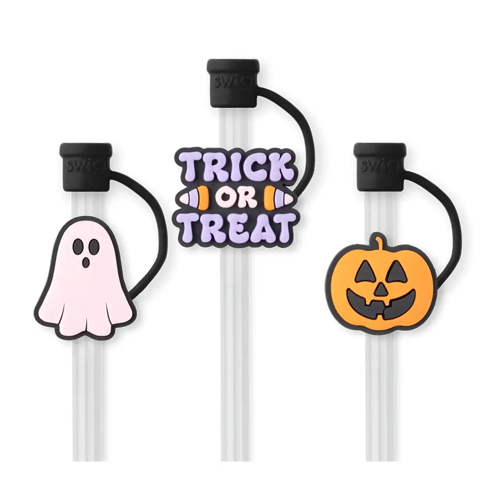 Swig Trick Or Treat Straw Topper Set