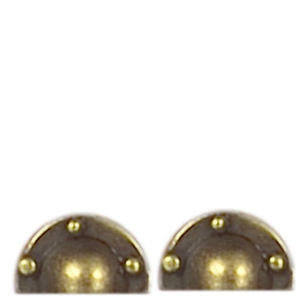 Brass Dollhouse Miniature Half-Round Drawer Pulls